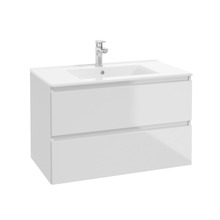 Servantskap Deluxe 80 cm blank hvit - REN